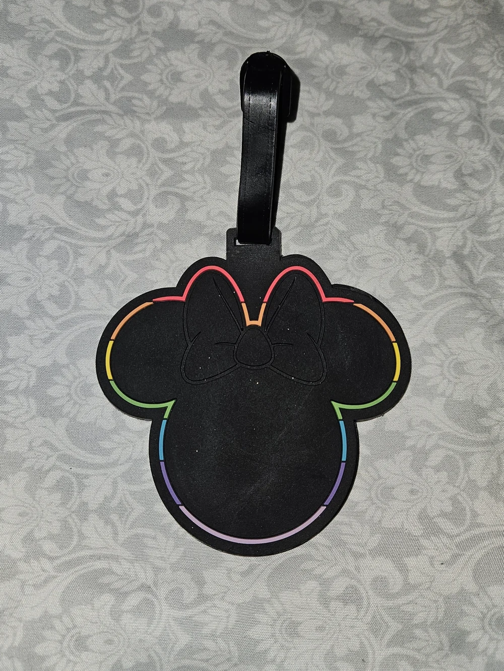 Mickey and Minnie Rainbow Luggage Tags - Set of 6